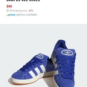 Adidas Blue and White Sneakers